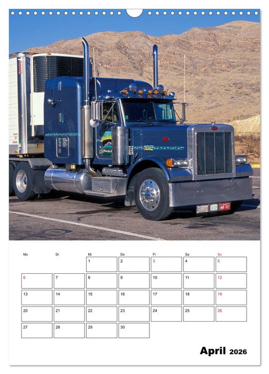 Produktbild: US-Trucks ... unterwegs im amerikanischen Westen - Monatsplaner (Wandkalender 2026 DIN A3 hoch), CALVENDO Monatskalender