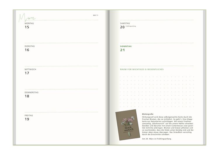 Produktbild: Vergissmeinnicht 2027 - Taschenkalender