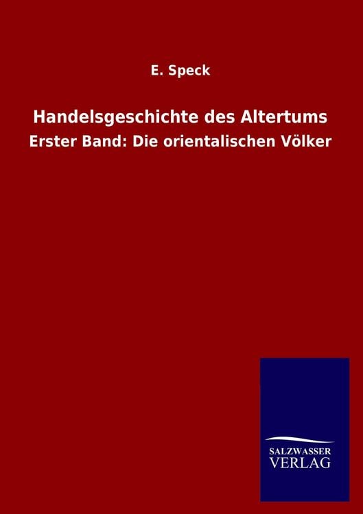 Produktbild: Handelsgeschichte des Altertums