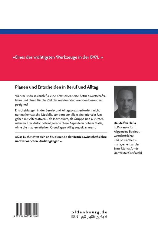 Produktbild: Planen und Entscheiden in Beruf und Alltag