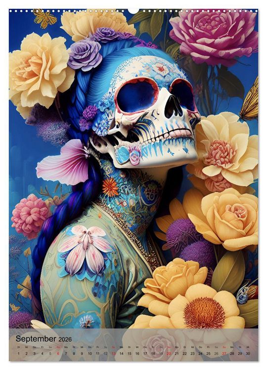 Produktbild: Beautiful Death (Wandkalender 2026 DIN A2 hoch), CALVENDO Monatskalender