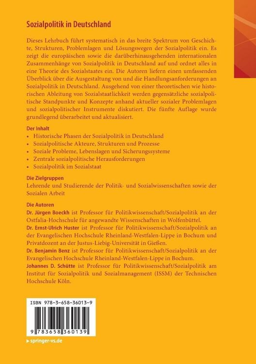 Produktbild: Sozialpolitik in Deutschland