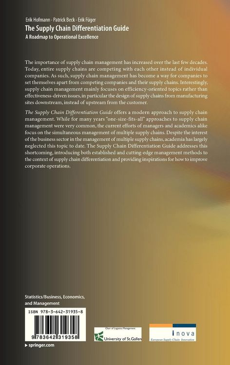 Produktbild: The Supply Chain Differentiation Guide