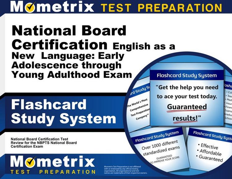 Produktbild: Flashcard Study System for the National Board Certification English as a New Language: Early Adolescence Through Young Adulthood Exam
