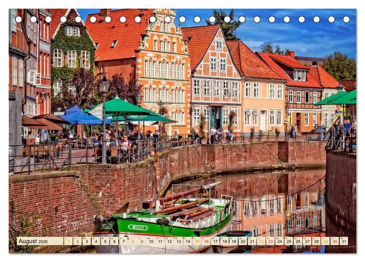 Produktbild: Reise durch Deutschland - Niedersachsen (Tischkalender 2026 DIN A5 quer), CALVENDO Monatskalender
