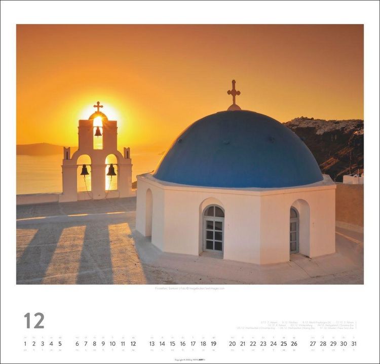 Produktbild: Griechische Inseln Kalender 2027 - Im Land der G&ouml;tter