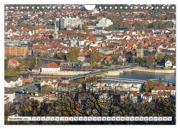 Produktbild: Das Weserbergland (Wandkalender 2026 DIN A4 quer), CALVENDO Monatskalender