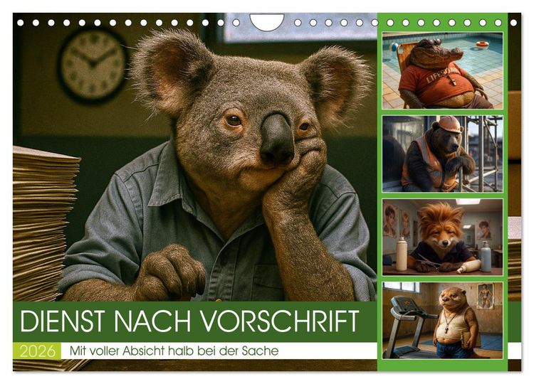 Produktbild: Dienst nach Vorschrift (Wandkalender 2026 DIN A4 quer), CALVENDO Monatskalender