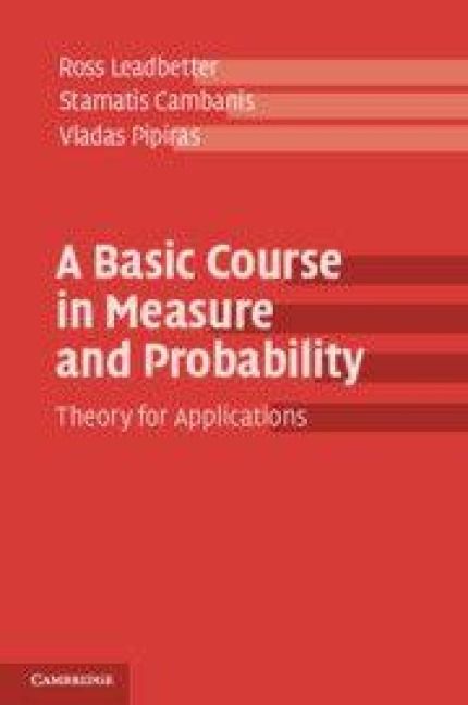 Produktbild: A Basic Course in Measure and Probability