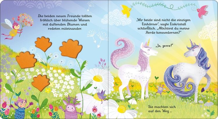Produktbild: Mein glitzerndes F&uuml;hlbuch: Das Einhorn