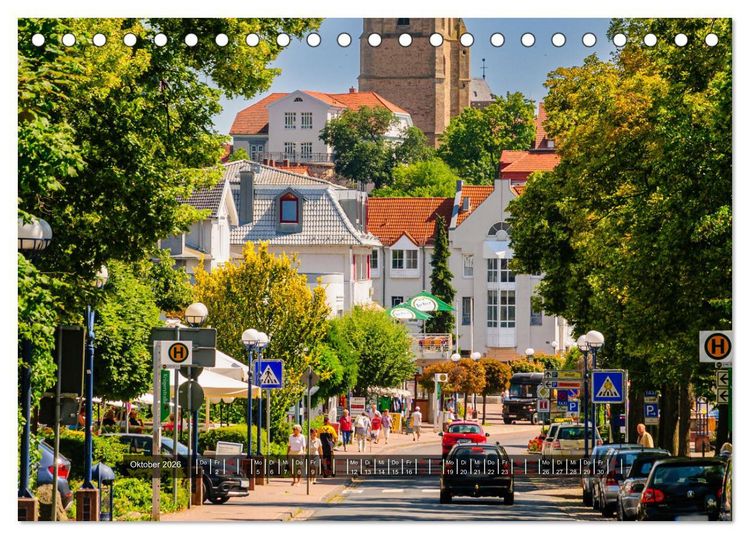 Produktbild: Bad Wildungen, Kurstadt mit Herz (Tischkalender 2026 DIN A5 quer), CALVENDO Monatskalender