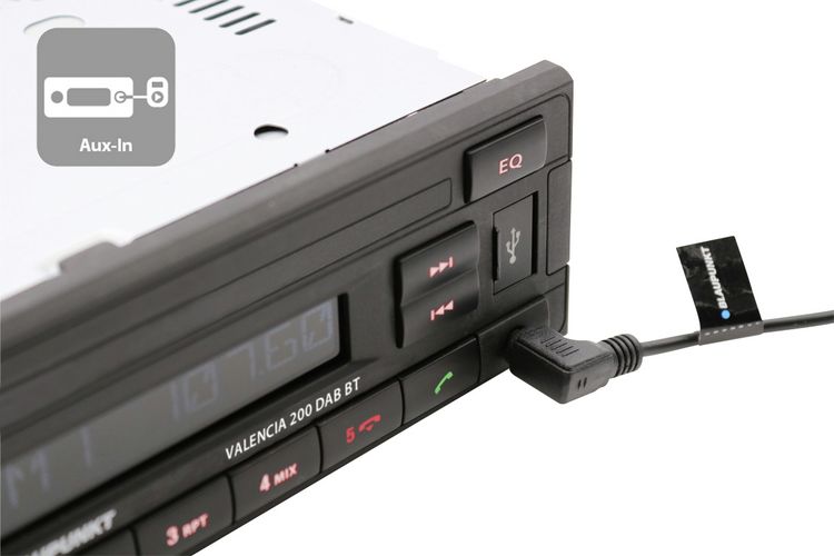 Produktbild: Blaupunkt Valencia 200 DAB BT Autoradio Bluetooth&reg;-Freisprecheinrichtung, DAB+ Tuner