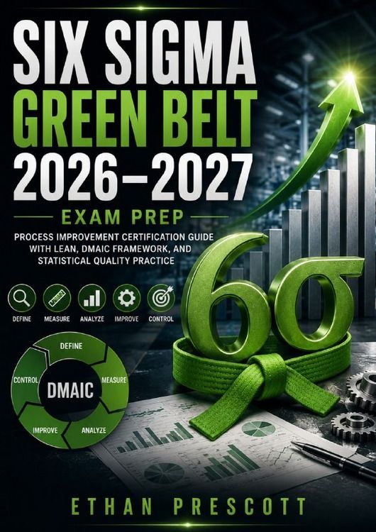 Produktbild: Six Sigma Green Belt 2026&ndash;2027 Exam Prep