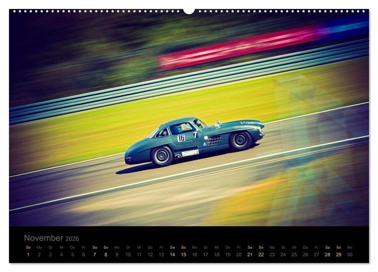 Produktbild: Mercedes Benz 300SL - Racing (Wandkalender 2026 DIN A2 quer), CALVENDO Monatskalender