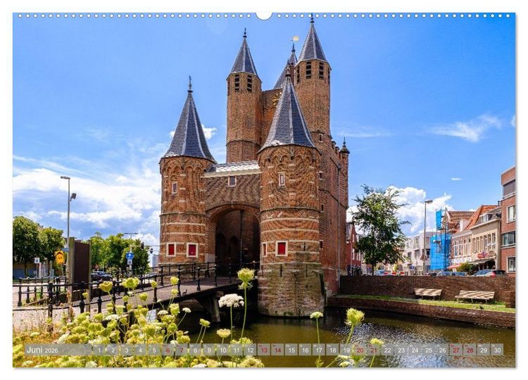 Produktbild: Ein Blick auf Haarlem (hochwertiger Premium Wandkalender 2026 DIN A2 quer), Kunstdruck in Hochglanz