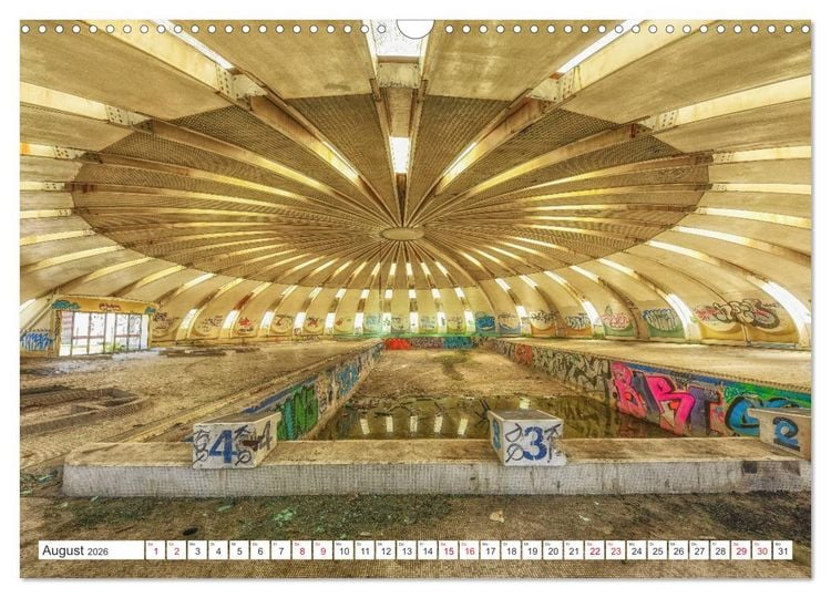 Produktbild: Lost Places - Verlassene R&auml;ume (Wandkalender 2026 DIN A3 quer), CALVENDO Monatskalender
