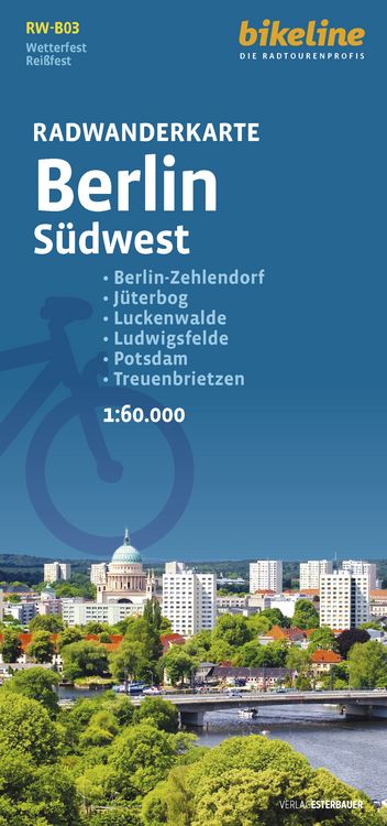 Produktbild: Radwanderkarte Berlin S&uuml;dwest RW-B03