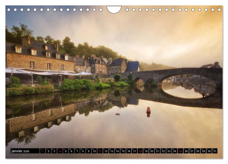 Produktbild: Bretagne Spirit (Calendrier mural 2026 DIN A4 vertical), CALVENDO calendrier mensuel