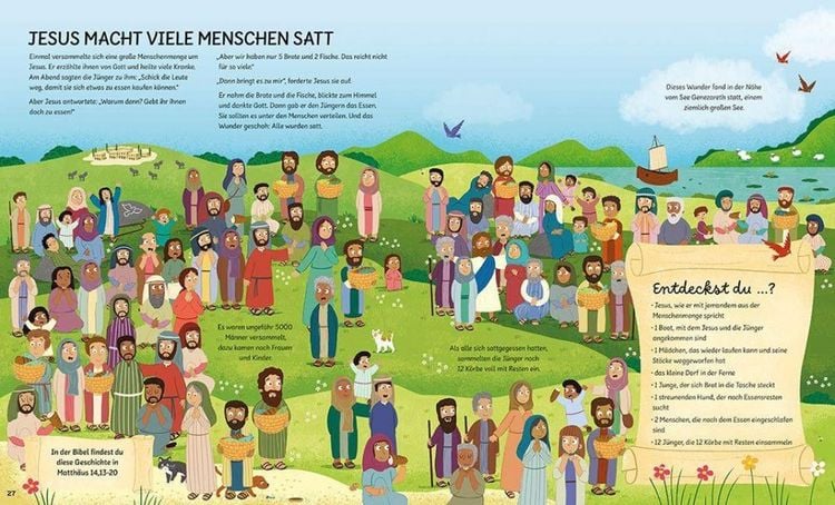 Produktbild: Wimmel-Bibelgeschichten zum Suchen und Entdecken