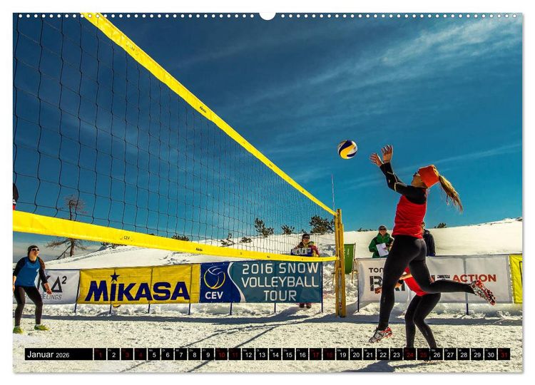 Produktbild: Volleyball Action (Wandkalender 2026 DIN A2 quer), CALVENDO Monatskalender