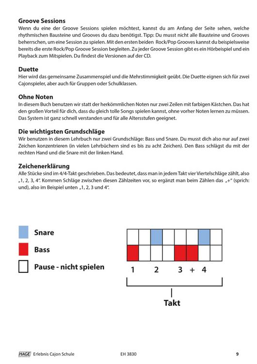Produktbild: Erlebnis Cajon Schule (mit MP3-CD)