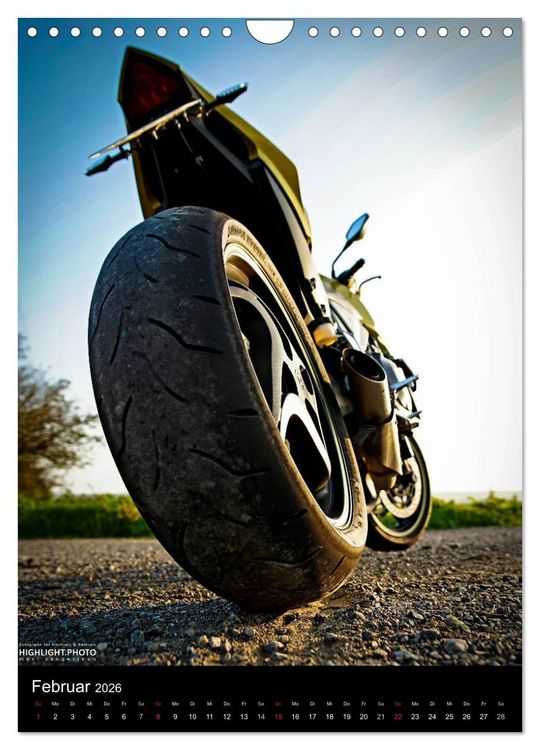 Produktbild: HONDA CB1000R (Wandkalender 2026 DIN A4 hoch), CALVENDO Monatskalender