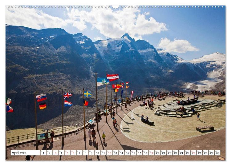 Produktbild: Rund um den Gro&szlig;glockner (Wandkalender 2026 DIN A2 quer), CALVENDO Monatskalender