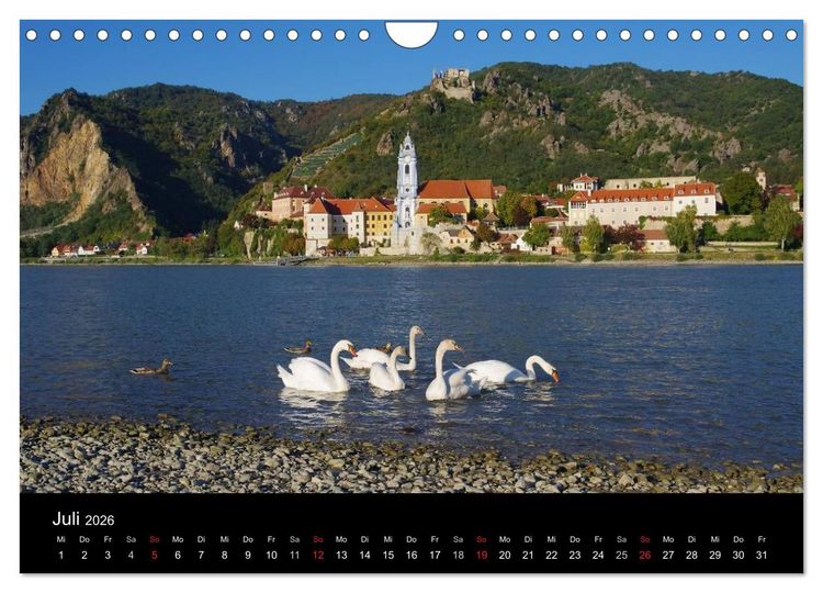 Produktbild: Die Wachau - Bezaubernde Orte an der Donau (Wandkalender 2026 DIN A4 quer), CALVENDO Monatskalender
