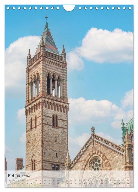 Produktbild: USA - Historisches Boston (Wandkalender 2026 DIN A4 hoch), CALVENDO Monatskalender