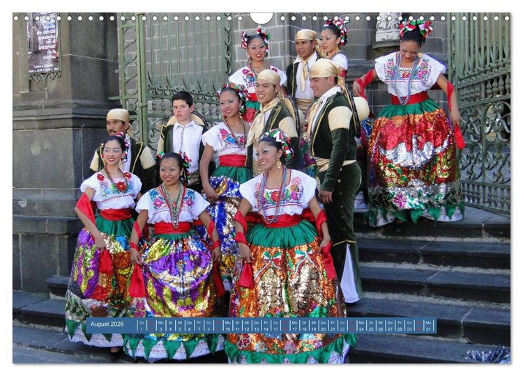 Produktbild: Mexiko - Land der Farben (Wandkalender 2026 DIN A3 quer), CALVENDO Monatskalender