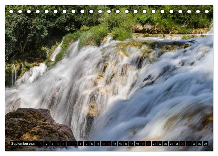 Produktbild: Faszination wildes Wasser (Tischkalender 2026 DIN A5 quer), CALVENDO Monatskalender