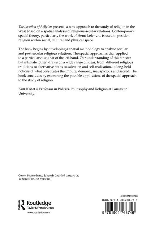 Produktbild: The Location of Religion