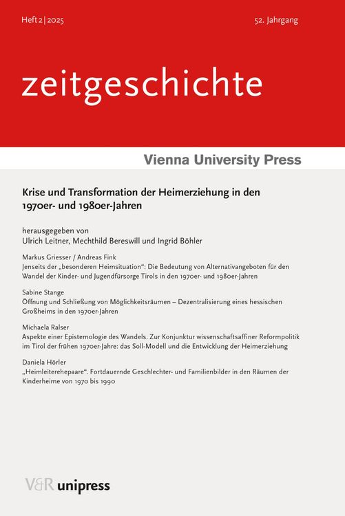 Produktbild: Krise und Transformation der Heimerziehung in den 1970er- und 1980er-Jahren