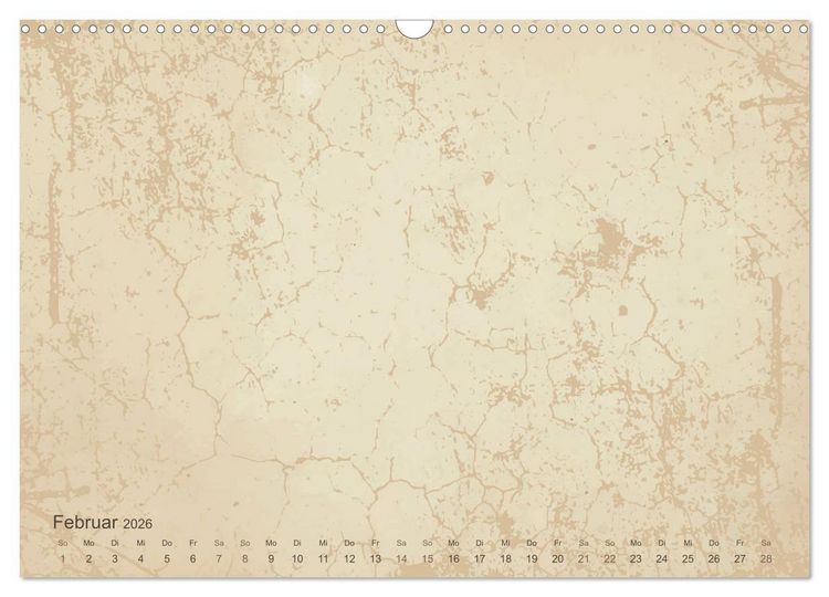 Produktbild: Vintage DIY Bastel-Kalender - Zum Selbstgestalten (Wandkalender 2026 DIN A3 quer), CALVENDO Monatskalender