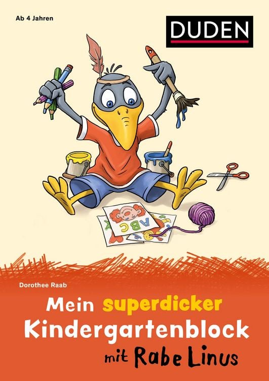 Produktbild: Mein superdicker Kindergartenblock mit Rabe Linus