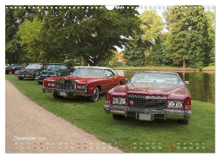 Produktbild: Legenden aus Amerika - Wahre Rarit&auml;ten (Wandkalender 2027 DIN A3 quer), CALVENDO Monatskalender