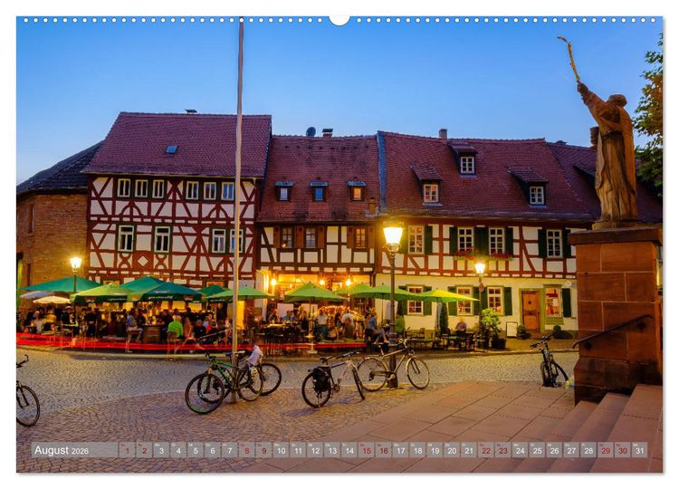 Produktbild: Ein Blick auf Seligenstadt (hochwertiger Premium Wandkalender 2026 DIN A2 quer), Kunstdruck in Hochglanz