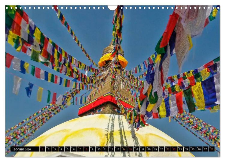 Produktbild: Nepal - das Dach der Welt (Wandkalender 2026 DIN A3 quer), CALVENDO Monatskalender