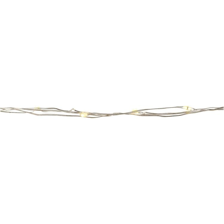 Produktbild: Creativ Company LED Lichterkette, L 3,15 m, Silber, 1 Stk
