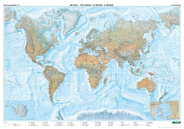 Produktbild: Welt Physisch/Meeresrelief