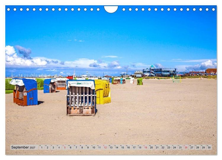 Produktbild: Norden-Norddeich. Maritime Orte mit Flair (Wandkalender 2027 DIN A4 quer), CALVENDO Monatskalender