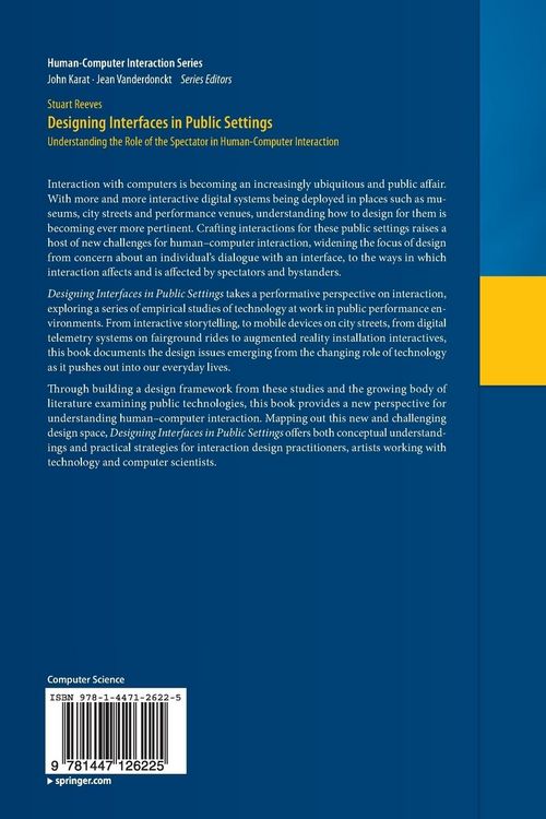 Produktbild: Designing Interfaces in Public Settings