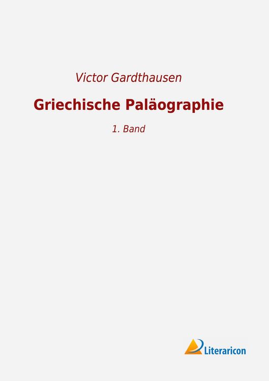Produktbild: Griechische Pal&auml;ographie