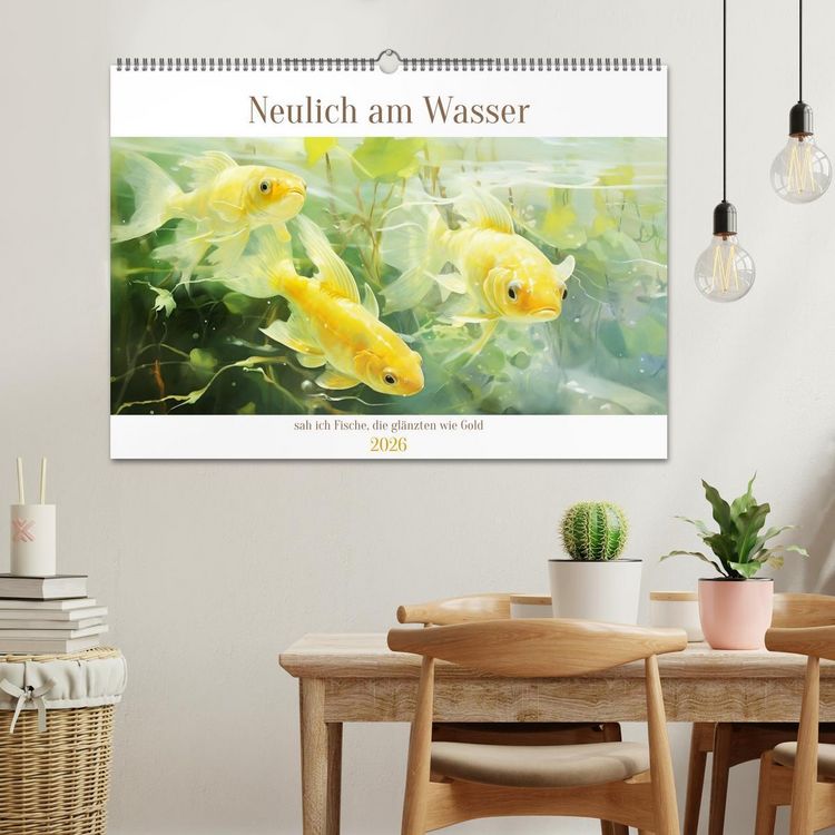 Produktbild: Neulich am Wasser (Wandkalender 2026 DIN A2 quer), CALVENDO Monatskalender