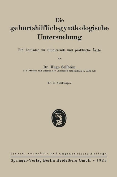 Produktbild: Die geburtshilflich-gyn&auml;kologische Untersuchung
