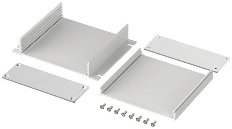 Produktbild: Bopla FILOTEC F 1036-100 WL 97216100.HMT1 Flansch-Geh&auml;use 105 x 36 x 100 Aluminium Aluminium (eloxiert) 1 St.
