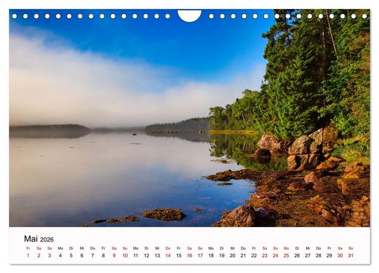Produktbild: Neufundland - wilde Sch&ouml;nheit im Atlantik (Wandkalender 2026 DIN A4 quer), CALVENDO Monatskalender