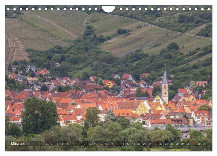 Produktbild: Weinland Franken (Wandkalender 2026 DIN A4 quer), CALVENDO Monatskalender