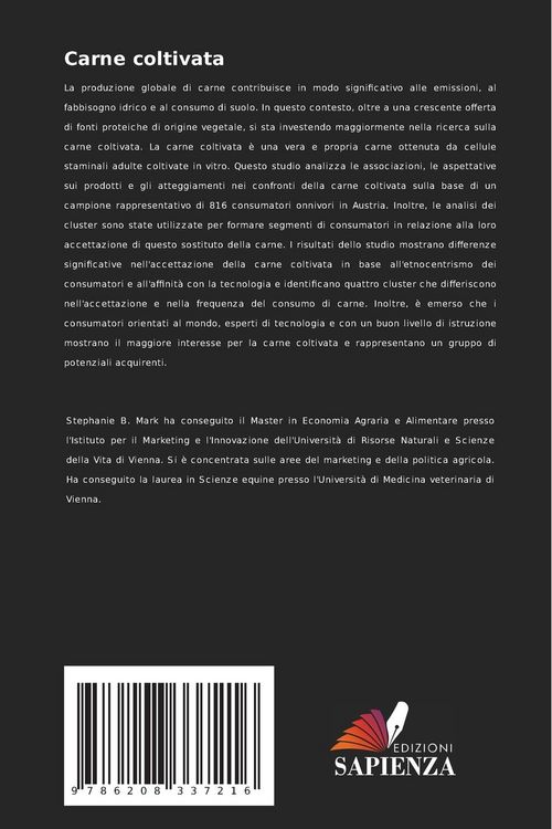 Produktbild: Carne coltivata