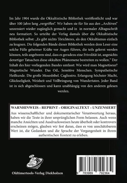 Produktbild: Offenbarung der Wunder und Geheimnisse aller Zeiten Bd. VI. Auf Grund alter &Uuml;berlieferungen und der neuesten Forschungen